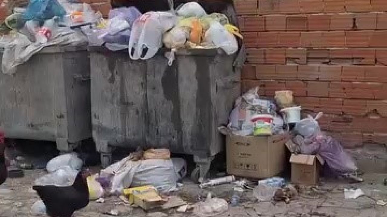 2 haftadır alınmayan çöpler tepki çekti