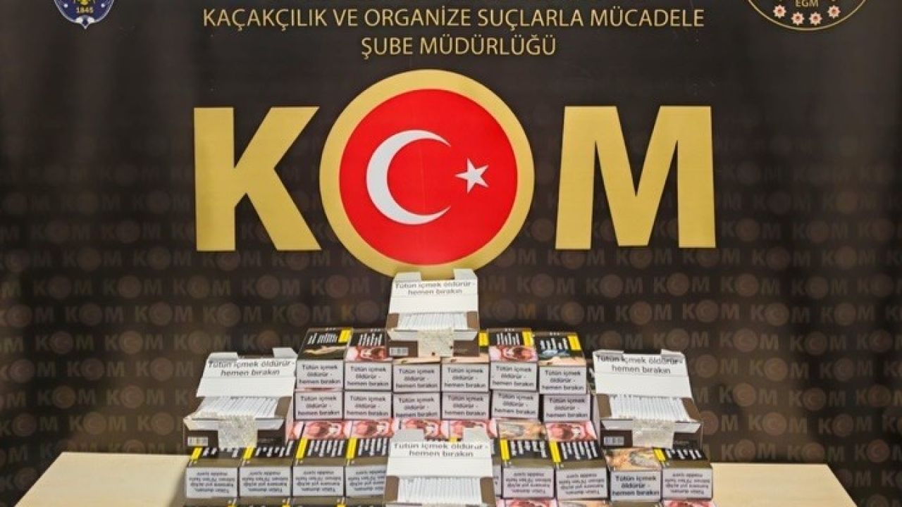 20 bin dolu makaron ele geçirildi, 1 şüpheli yakalandı