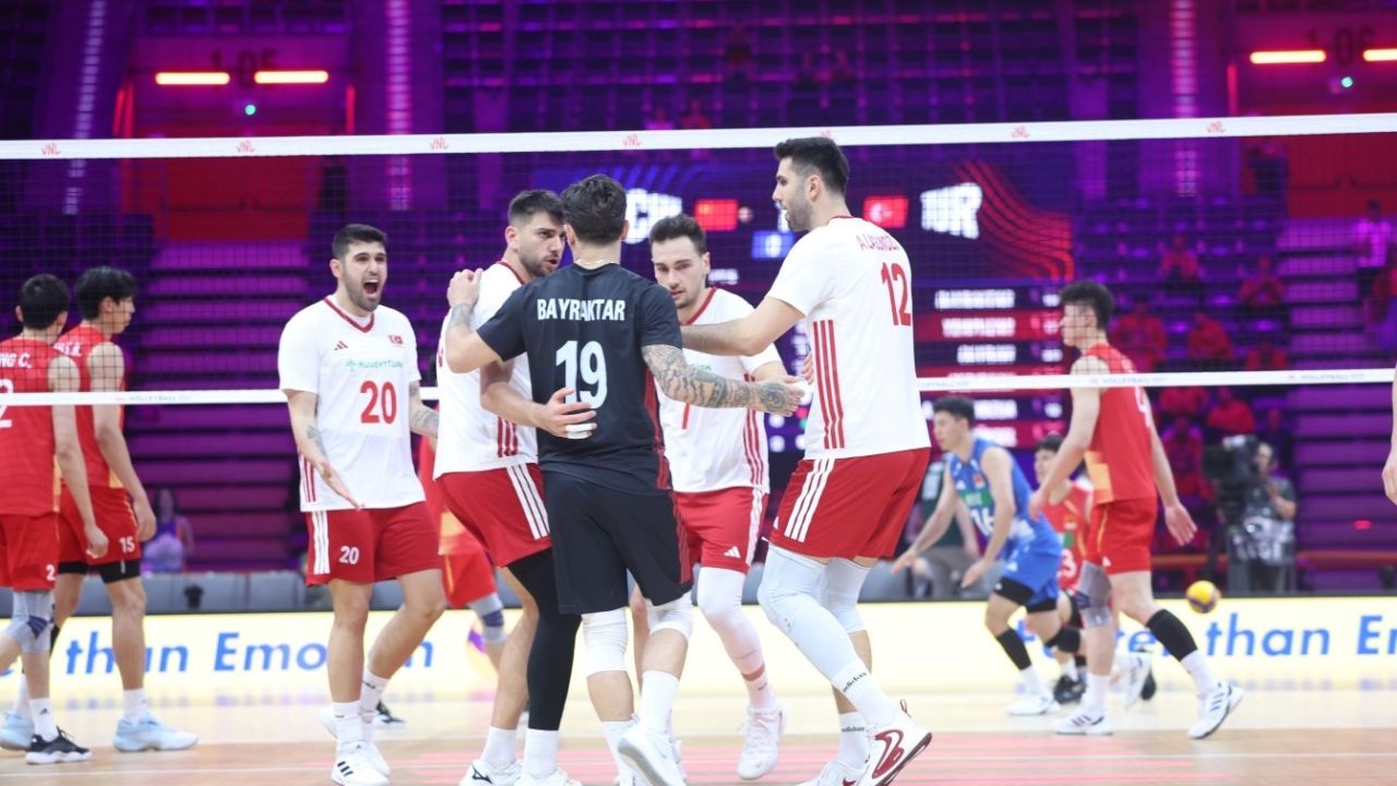 A Milli Erkek Voleybol Takımı, Çin’i 3-0 mağlup etti