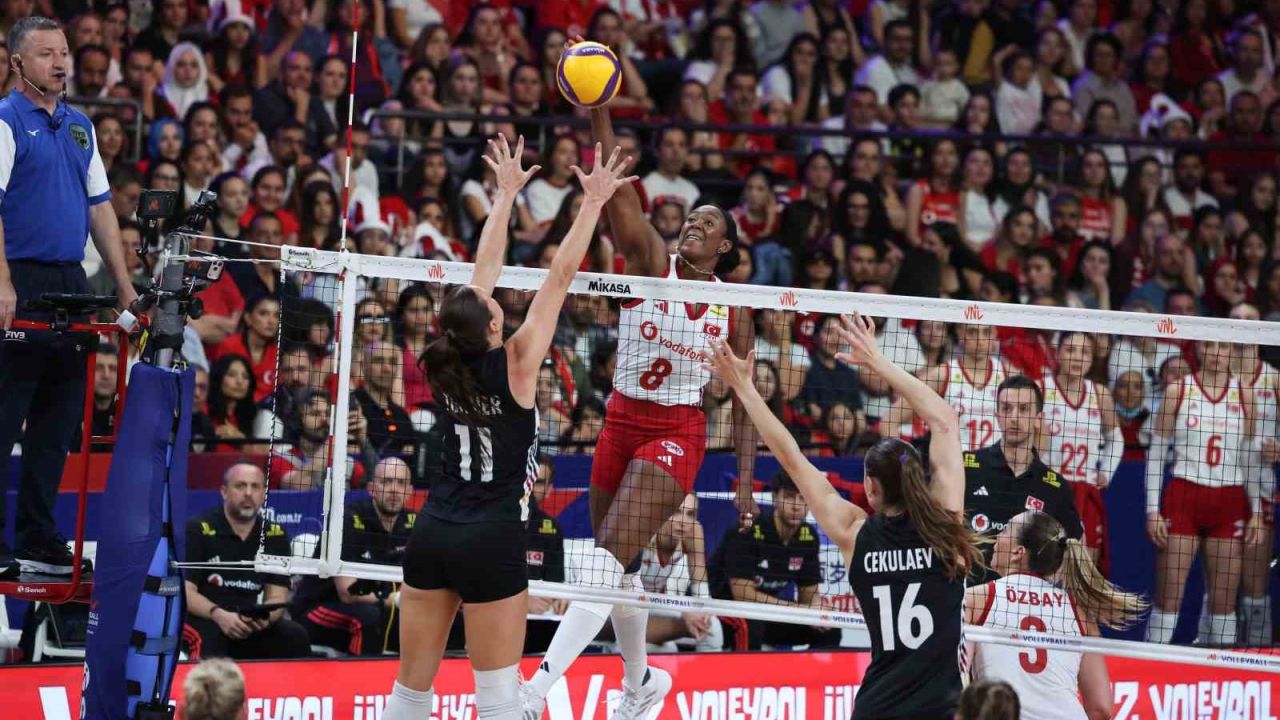 A Milli Kadın Voleybol Takımı, Almanya’yı 3-2 mağlup etti