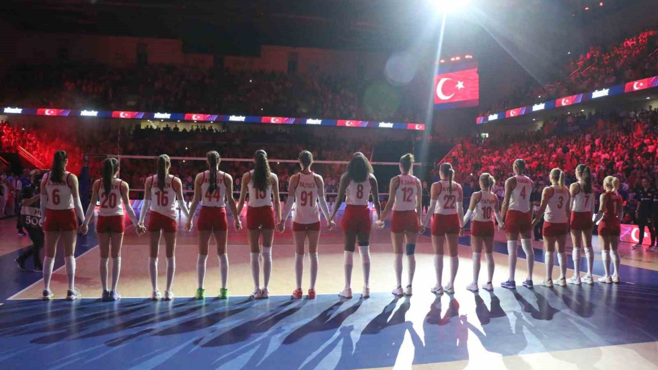 A Milli Kadın Voleybol Takımı, Belçika’yı 3-0 mağlup etti