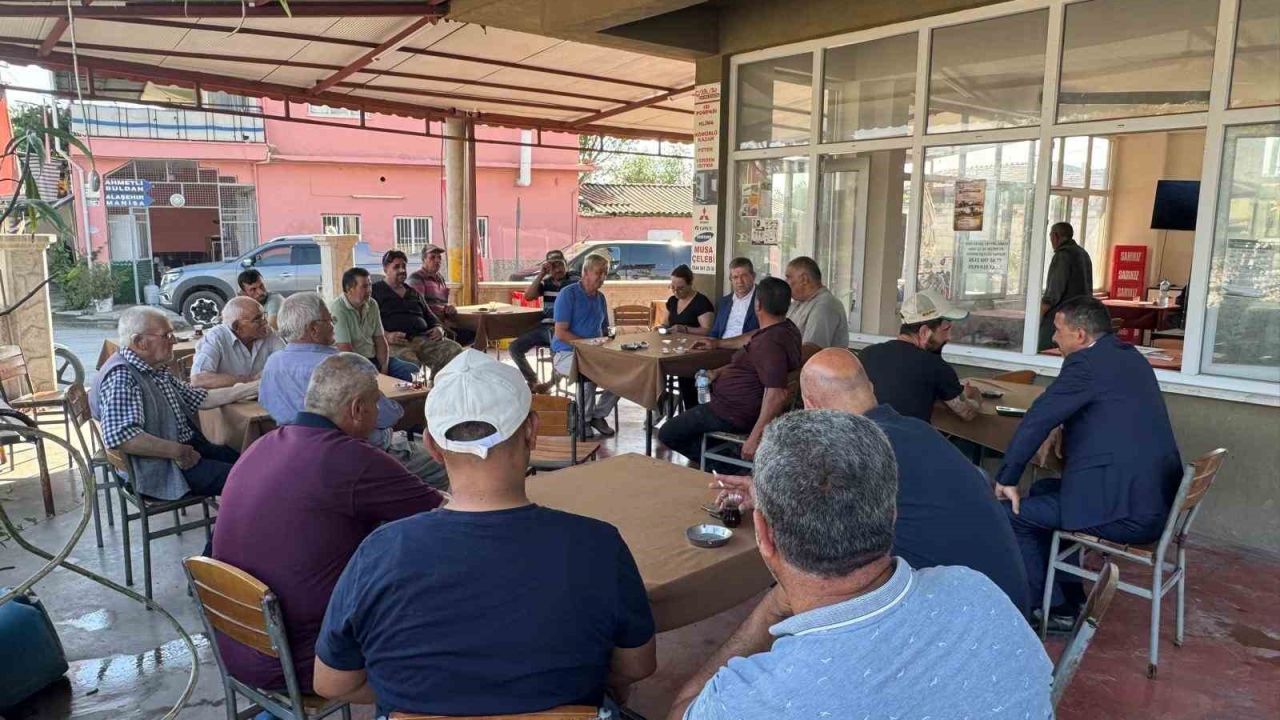AK Parti İl Başkanı Subaşıoğlu, Sarayköy’de buğday hasadı yaptı