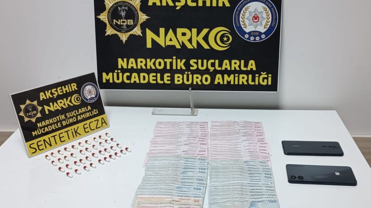 Akşehir’de uyuşturucu operasyonu: 1 tutuklama