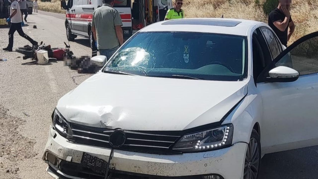 Amasya’da otomobille çarpışan motosikletli hayatını kaybetti