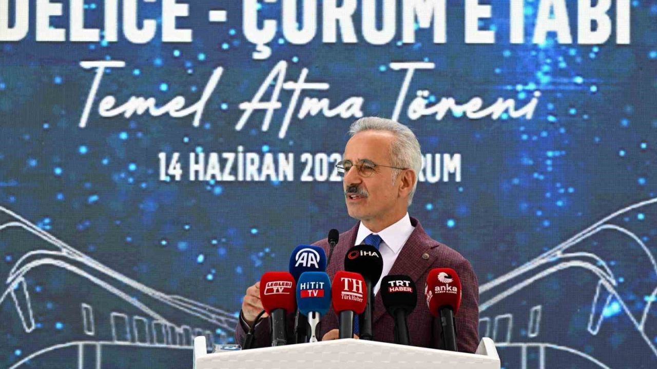 Ankara-Kırıkkale (Delice)-Samsun Hızlı Tren Hattı Çorum-Havza kesiminin ihalesi yapıldı