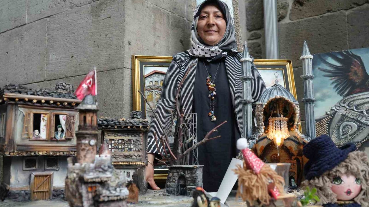 Atıkları sanata dönüştürüyor: Onun gözünde hiçbir şey ’çöp’ değil