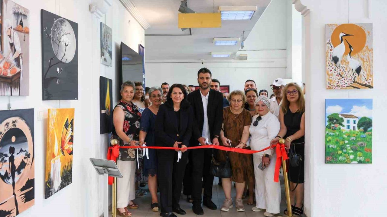 Aydın’da her yaştan sanatseverin eserleri görücüye çıktı