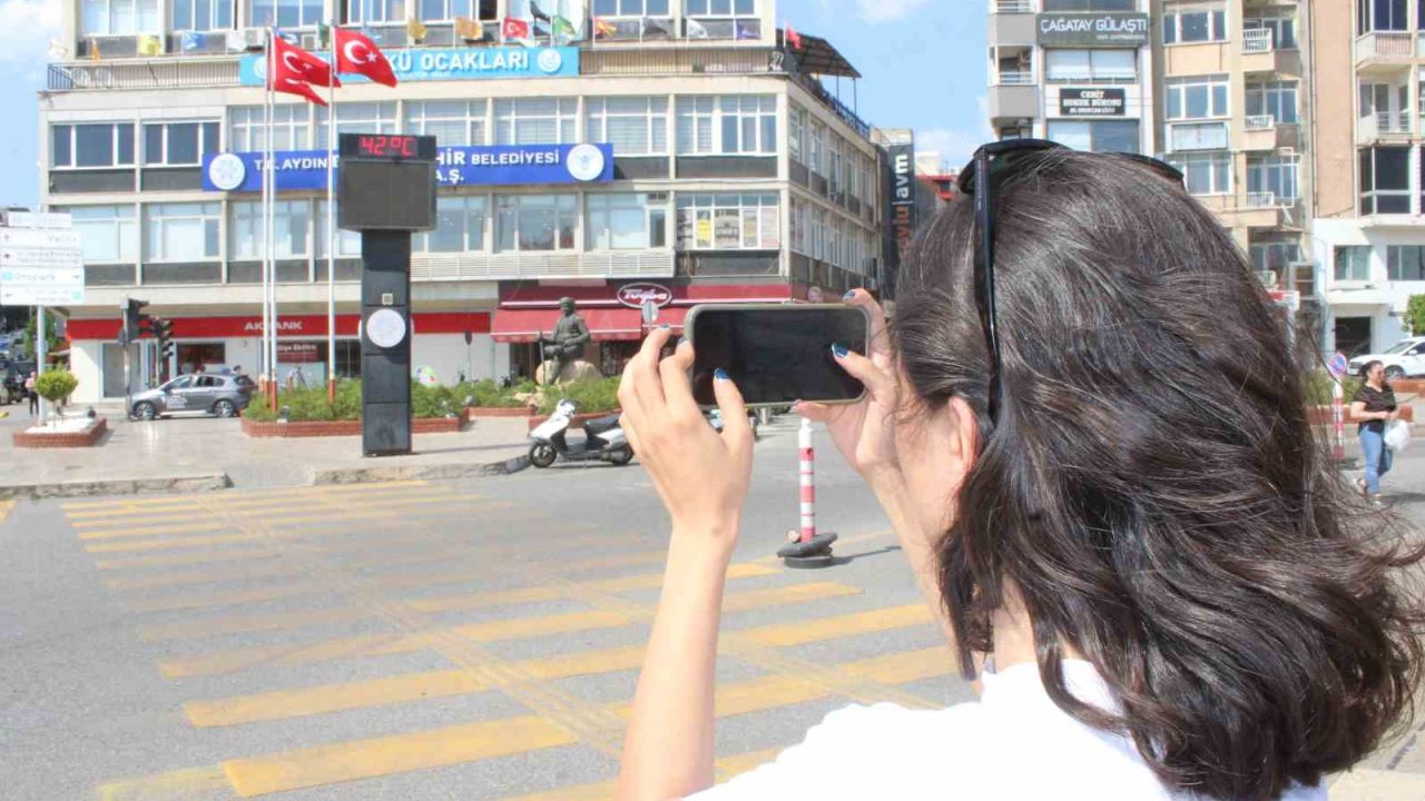 Aydın’da sıcaklar aniden yükseldi, termometre 42 dereceyi gösterdi