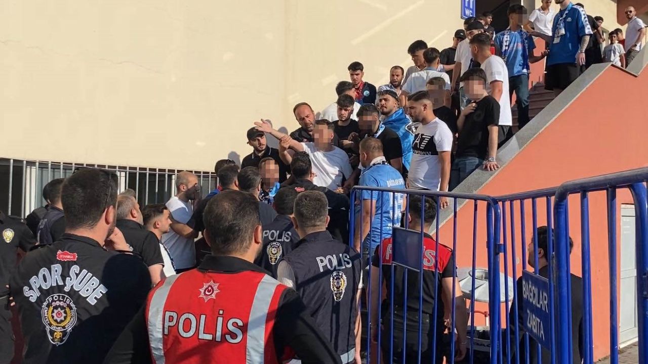 Bağcılar’da amatör maçta ortalık karıştı: 2 gözaltı