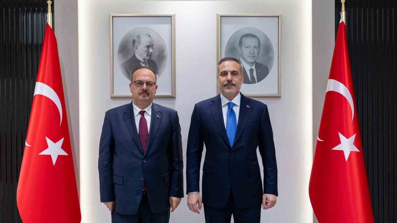 Bakan Fidan, Ankara Valisi Canbolat’ı kabul etti