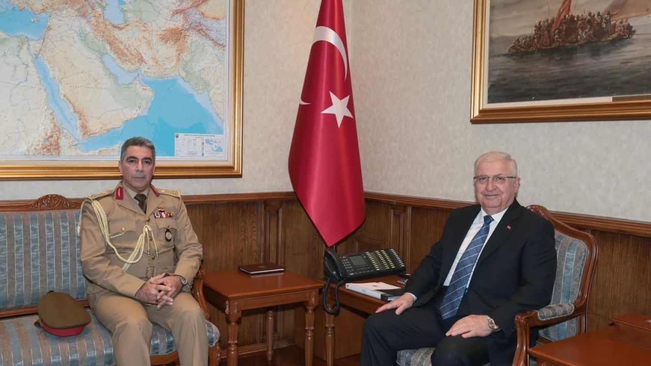 Bakan Güler, Irak’ın Ankara Askerî Ataşesi’ni kabul etti