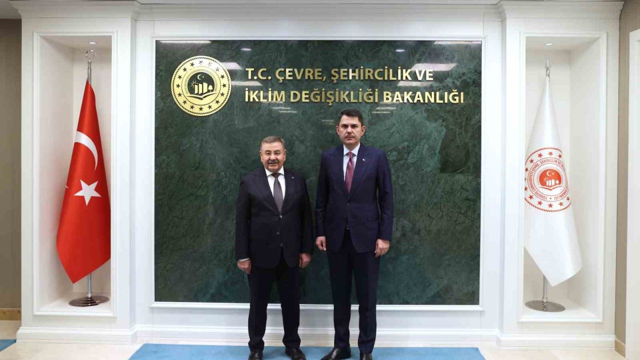 Bakan Kurum, Haymana ve Gölbaşı Belediye başkanlarını kabul etti