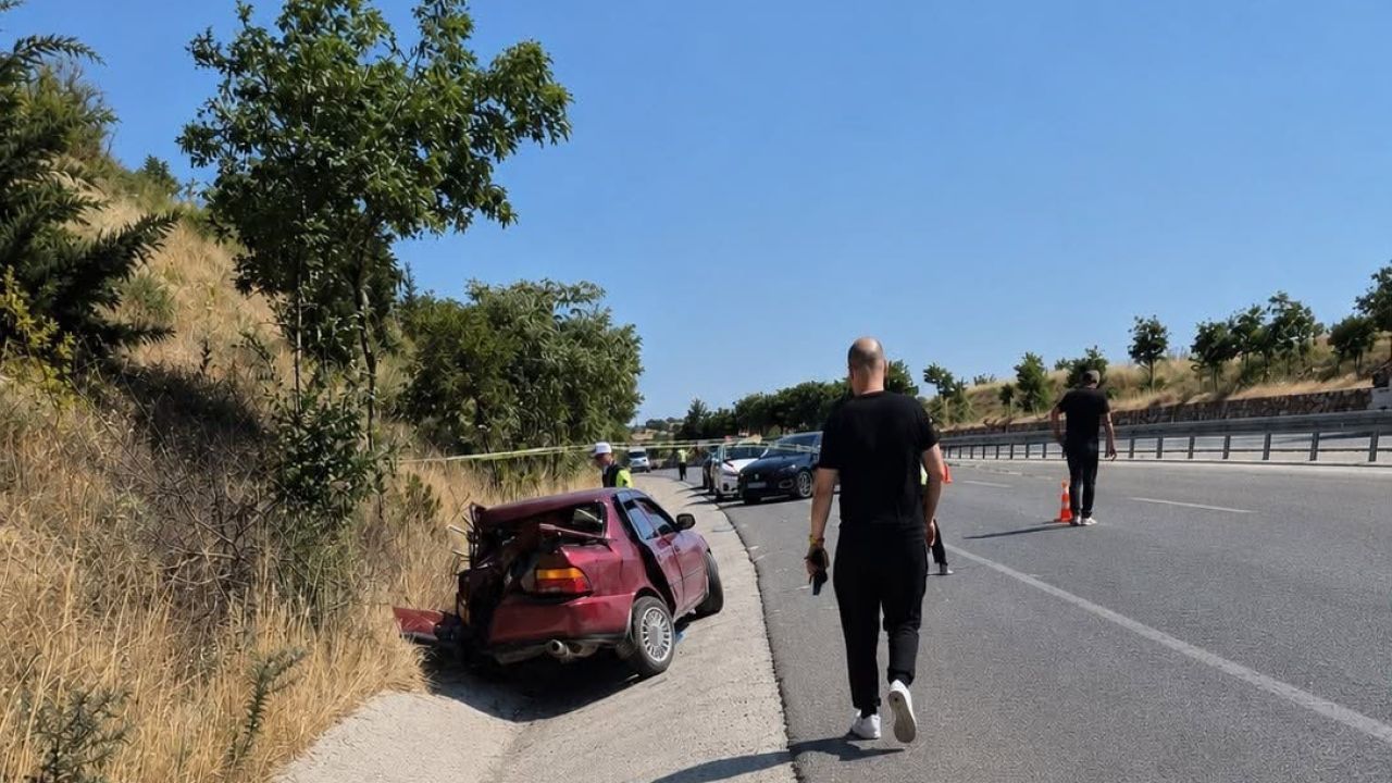 Balıkesir’de feci kazada sürücü hayatını kaybetti