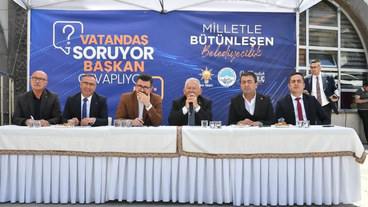 Başkan Büyükkılıç’tan Bünyanlılara: "Emrinizdeyiz, hizmetinizdeyiz"