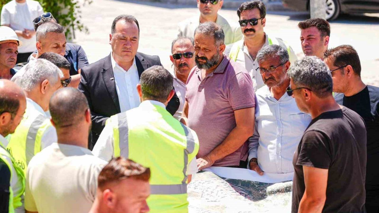 Başkan Dutlulu Akgedik TOKİ 2. Etap’ta altyapı çalışmalarını inceledi