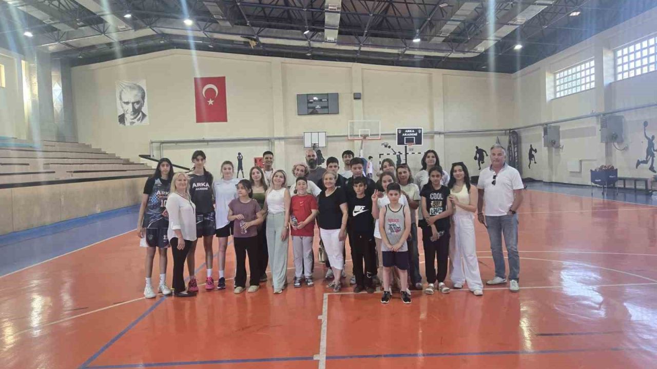 Basketbol ile eğlendiler
