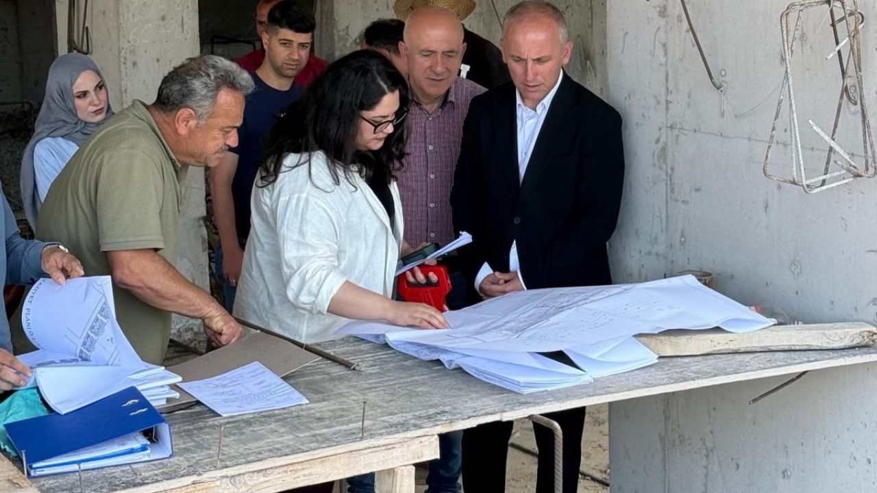 Bayburt’taki şantiyelerde yapı denetimi yapıldı