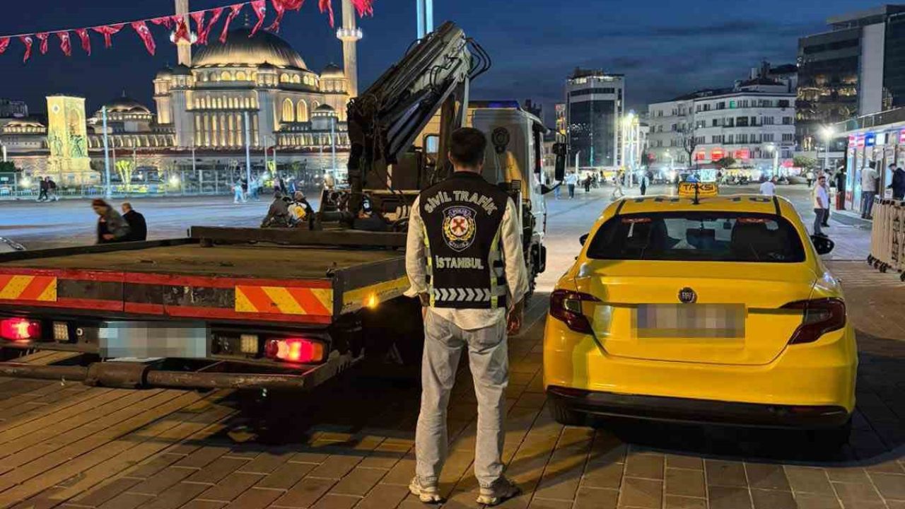 Beyoğlu’nda aracına turisti aldıktan sonra taksimetre açmayan şoföre 141 bin lira para cezası