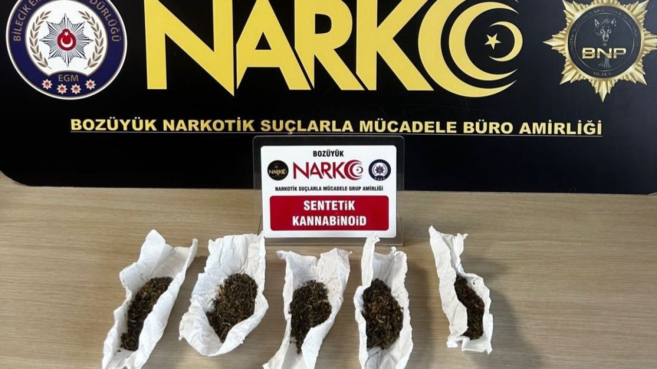 Bilecik’te bir şahsın üzerinde bonzai ele geçirildi
