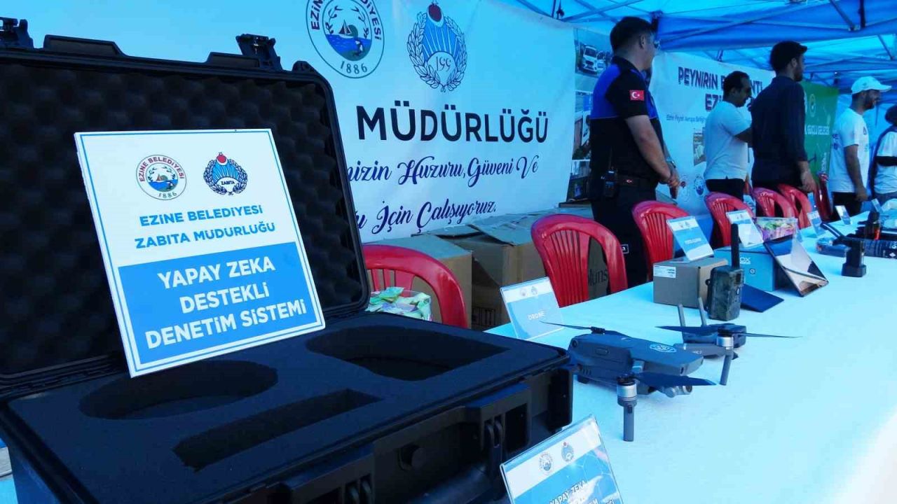 BilimFest’te Ezine Belediyesine ait son teknoloji kent güvenlik sistemleri sergilendi