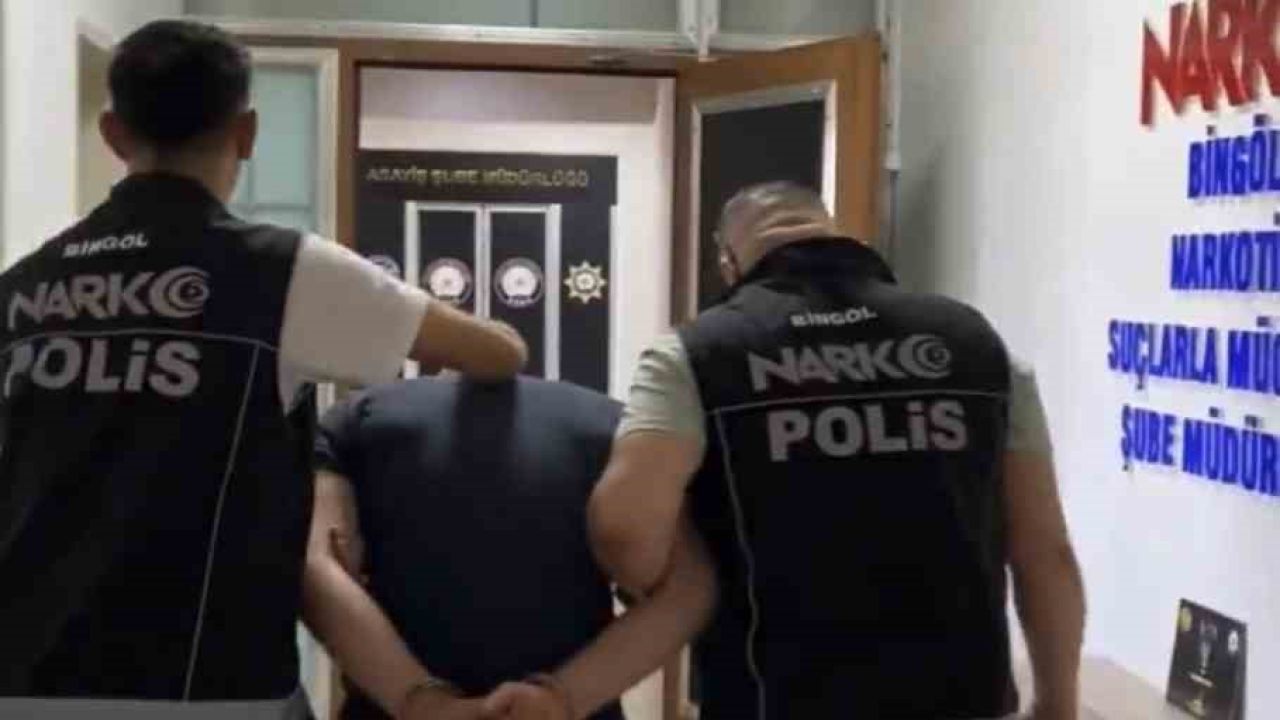 Bingöl’de uyuşturucu taciri tutuklandı