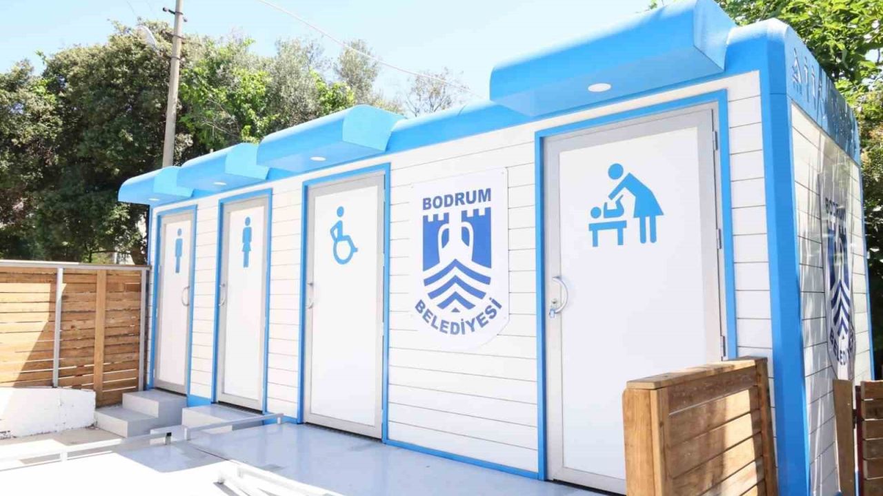 Bodrum’da modern tuvaletler hizmete alındı