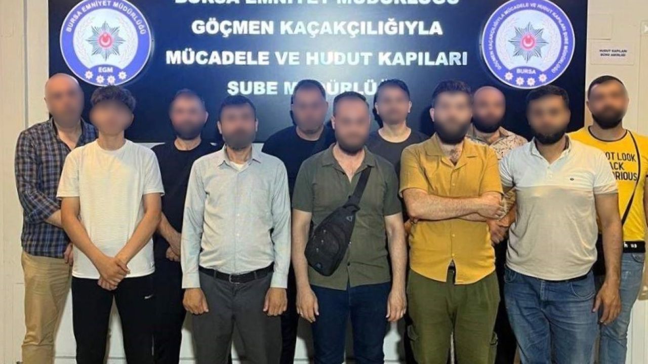 Bursa’da düzensiz göç denetimi: 3 bin 25 kişi sorgulandı