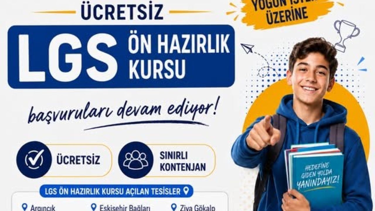 Büyükşehir’den gençlere TYT, LGS ve YDS kursları