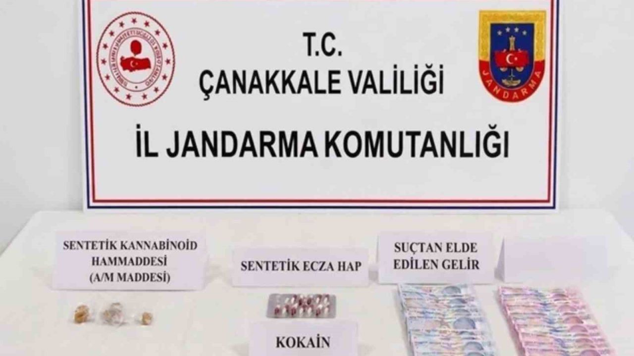 Çanakkale’de uyuşturucu operasyonu: 3 şüpheli tutuklandı