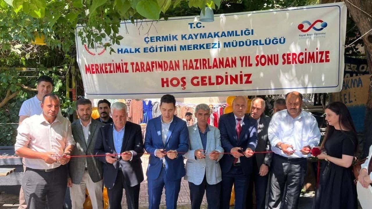 Çermik’te kadınların el emeği sergisi açıldı