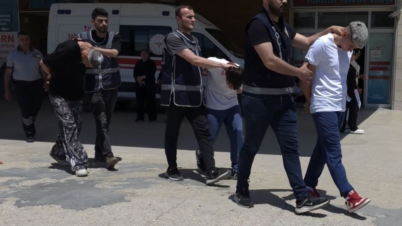 Çocuk parkında dehşeti yaşatanlar adliyeye sevk edildi