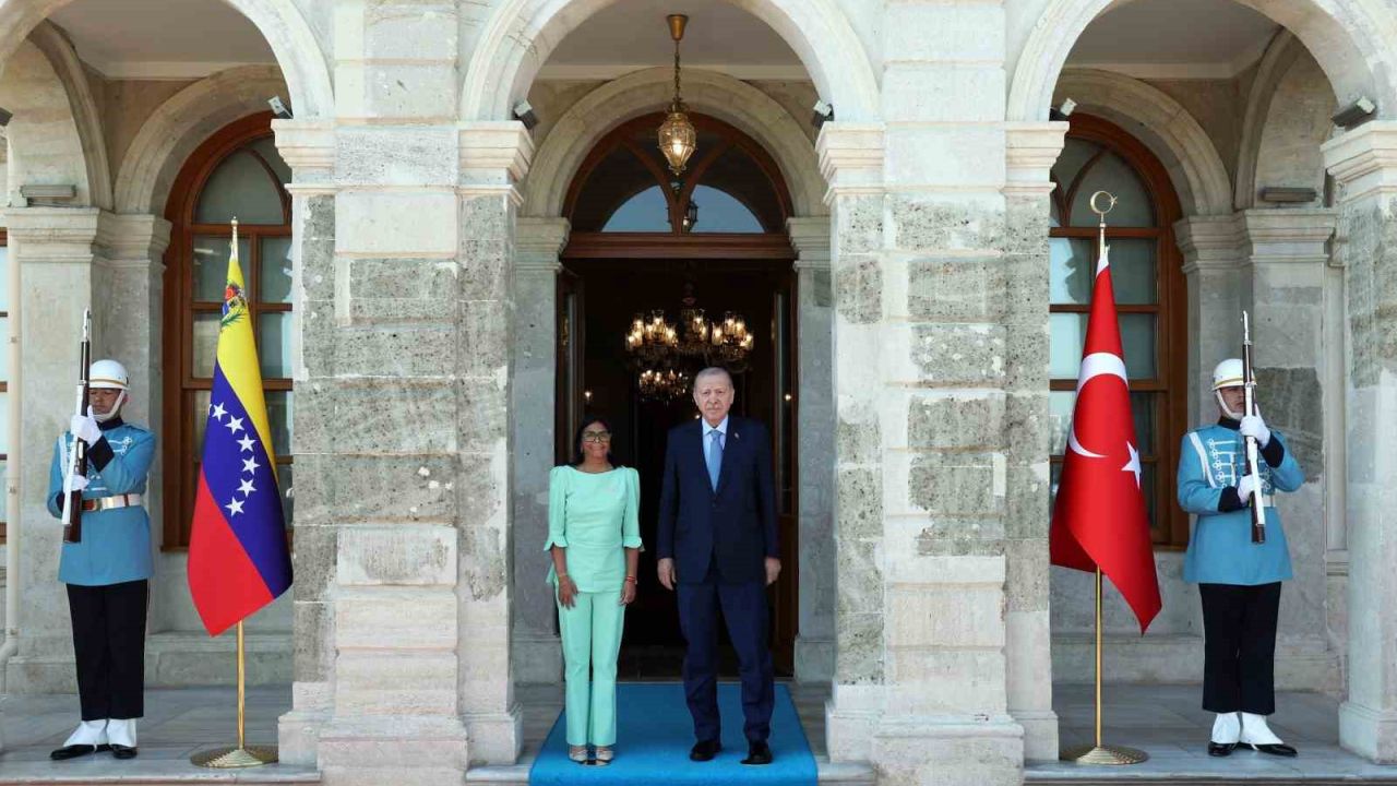 Cumhurbaşkanı Erdoğan, Venezuela Cumhurbaşkanı Vekili Rodriuez ile görüştü