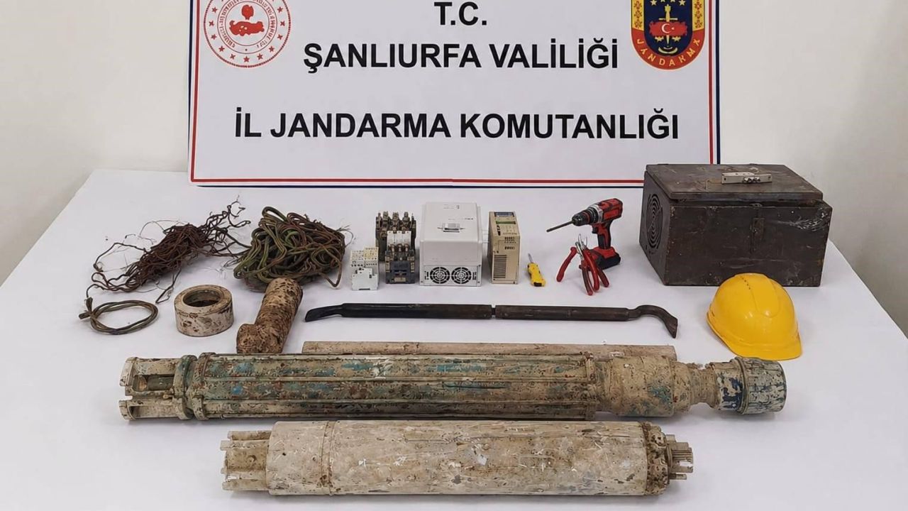Dalgıç pompası hırsızları yakalandı