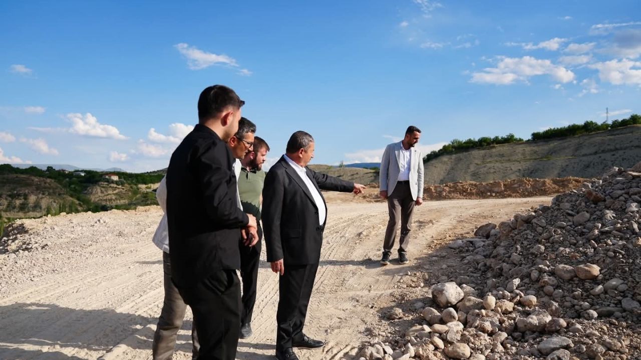 Darende Millet Bahçesi’nde çalışmalar yerinde incelendi