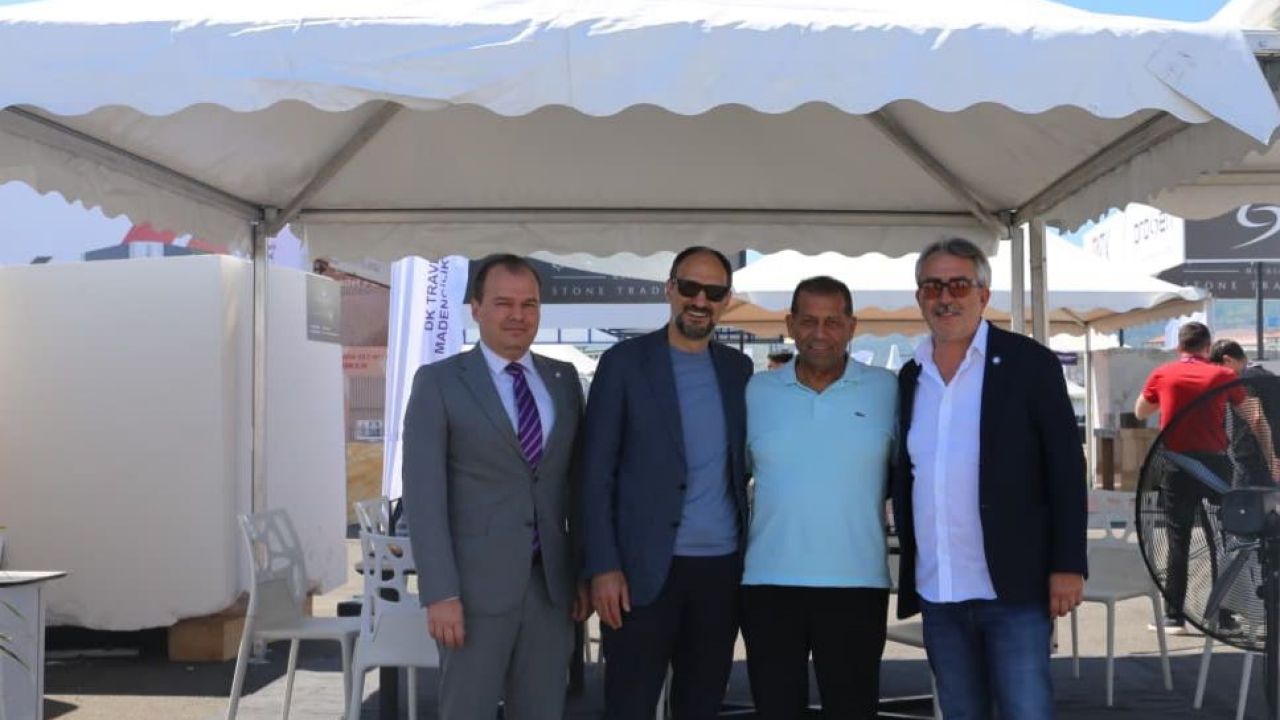 Denizlili mermerciler, Afyonkarahisar Blok Mermer Fuarında yerini aldı