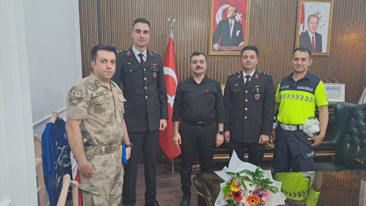 Dicle Kaymakamı Mustafa Atış, jandarmanın 187. kuruluş yıl dönümünü kutladı