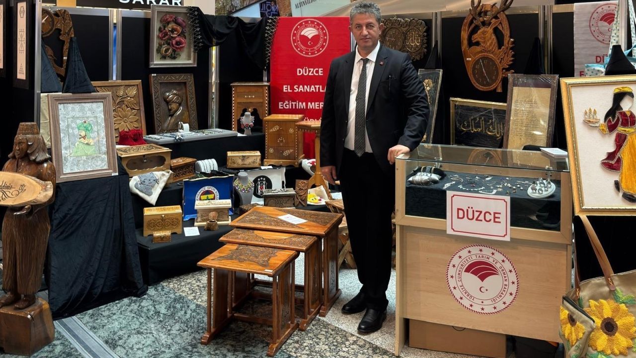 Düzce’yi el emeği ürünlerle Ankara’da temsil ettiler