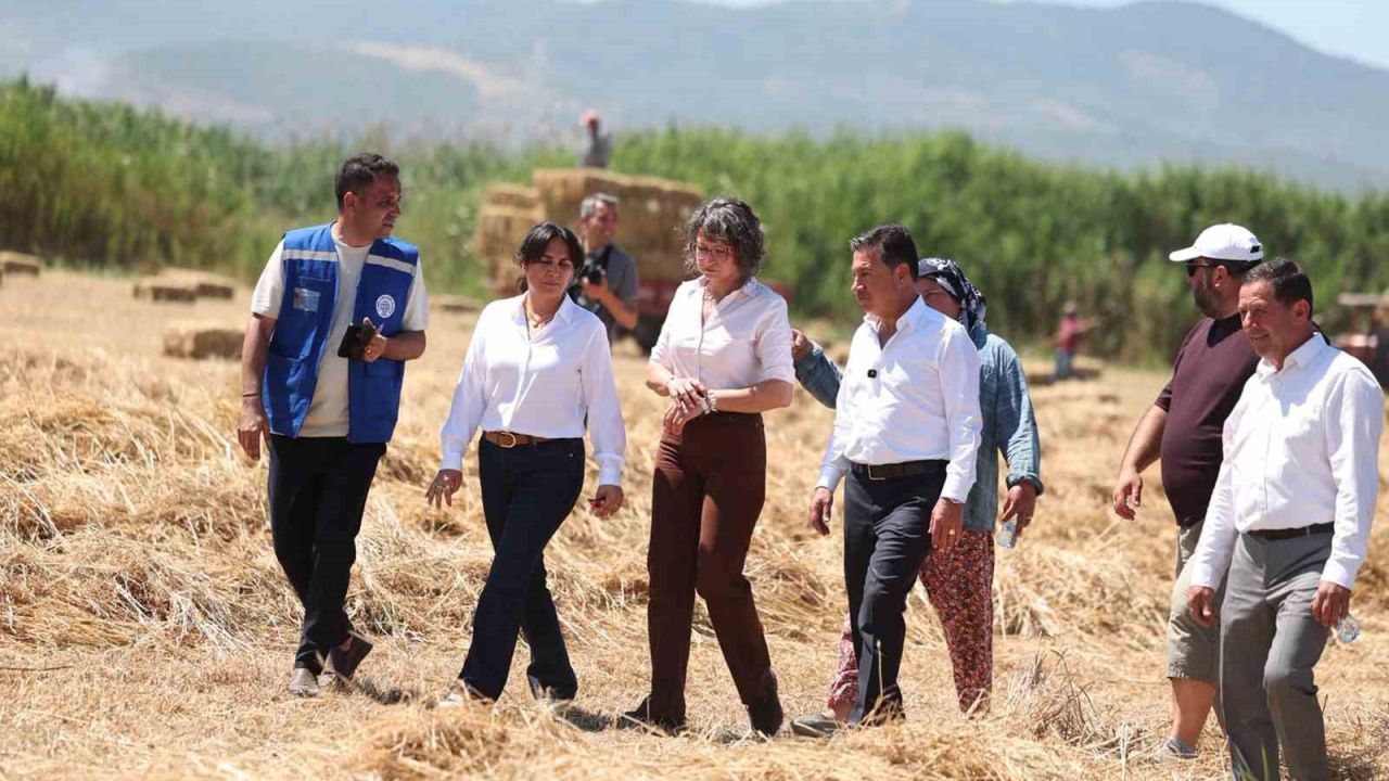 Ekinanbarı’nda üreticinin yükünü hafifleten destek