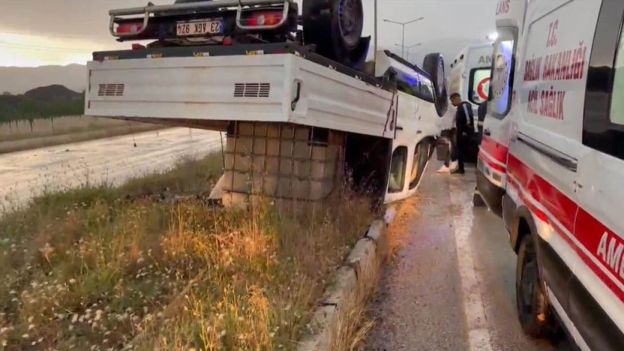 Elazığ’da peş peşe iki kaza: 7 yaralı