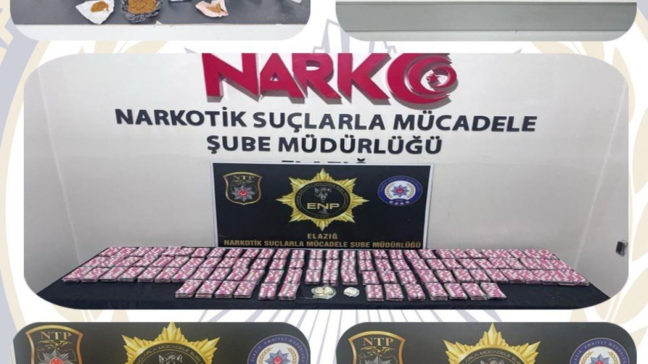 Elazığ’da uyuşturucu operasyonları: 7 tutuklama