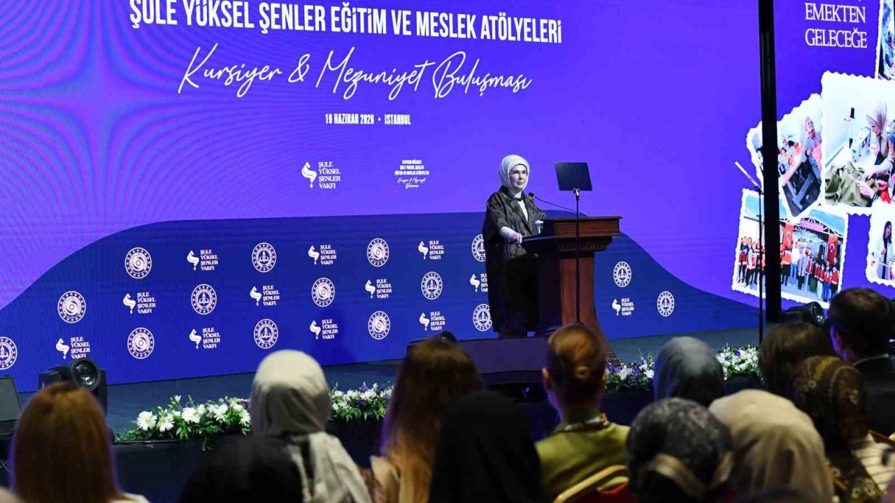 Emine Erdoğan: "Kadınların ekonomik hayata katılması, afet sonrası toparlanma döneminde büyük öneme sahiptir"