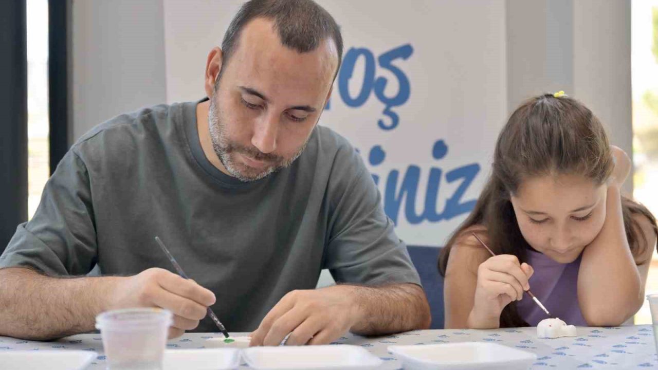 Esenyurt’ta babalar ve çocukları sanatla buluştu