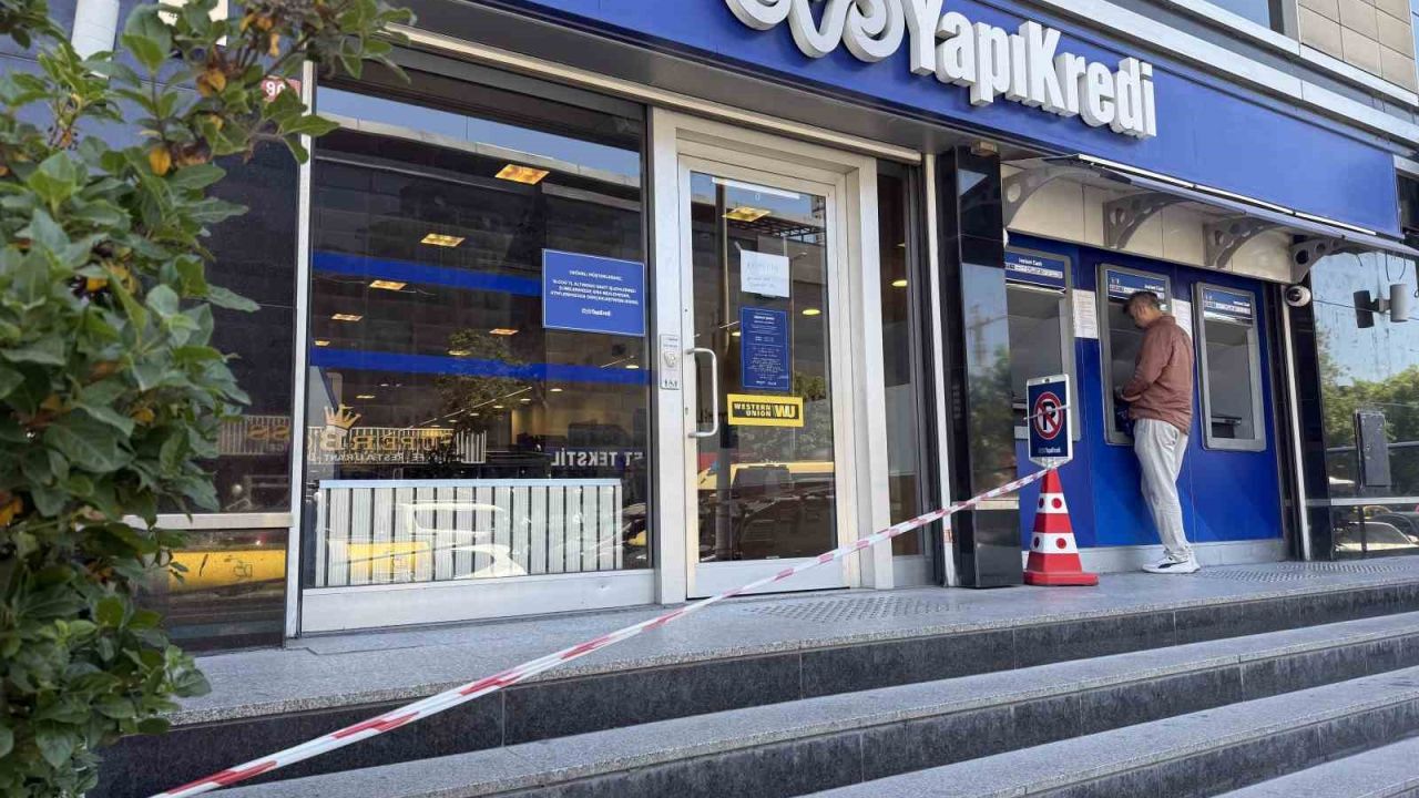 Esenyurt’ta Yapı Kredi Bankası şubesine silahlı saldırı