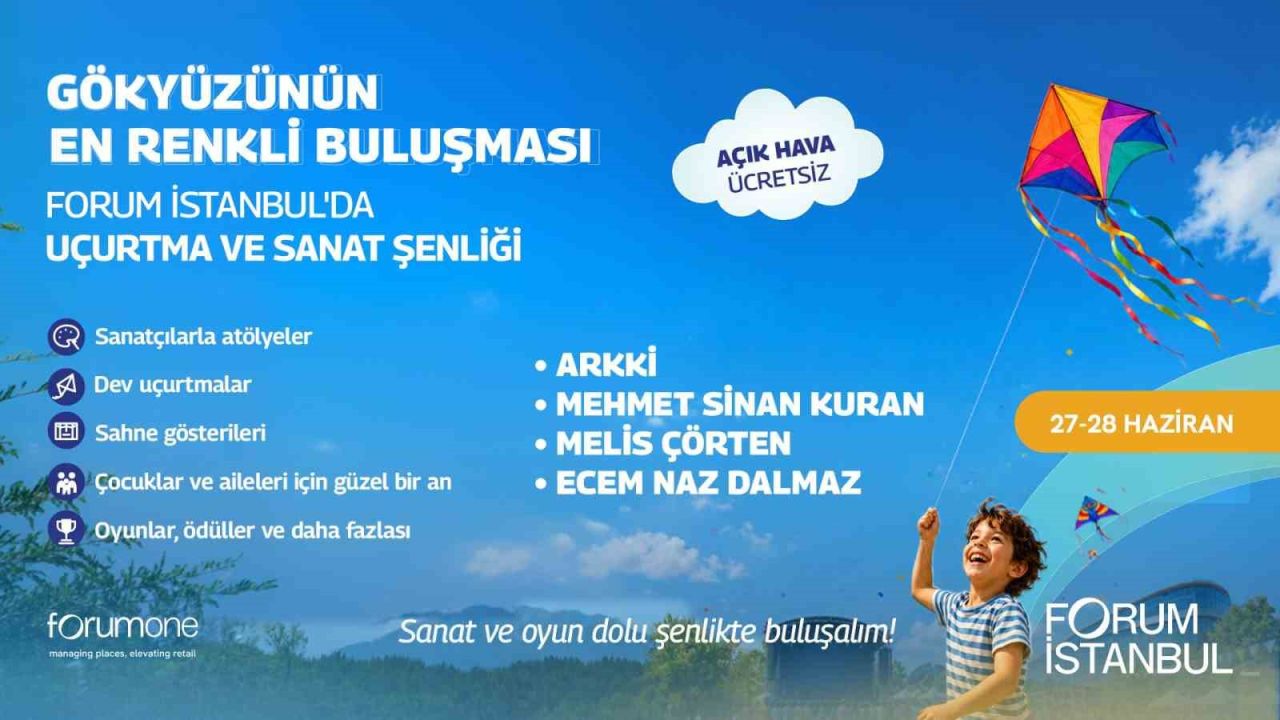 Forum İstanbul’da "Uçurtma ve Sanat Şenliği"