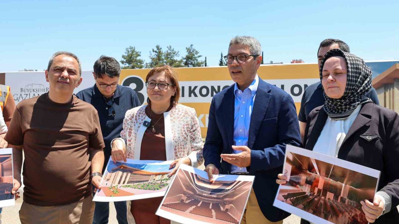 Gaziantep’te bölgenin en büyük kongre merkezlerinden biri şehre kazandırılıyor