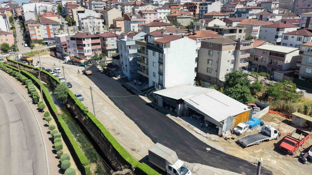 Gebze’de 3 mahalleye toplam 850 metre yeni imar yolu yapıldı