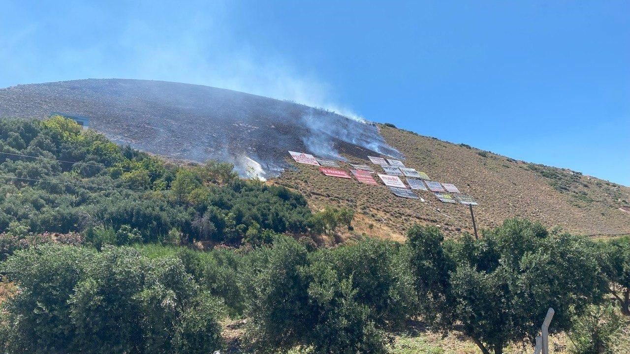 Hatay’da çıkan orman yangını büyümeden söndürüldü
