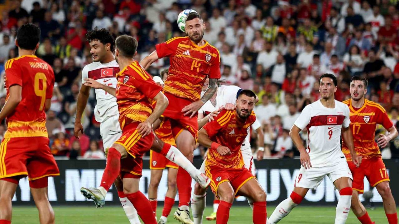Hazırlık Maçı: Türkiye: 2 - Kuzey Makedonya: 0 (İlk yarı)