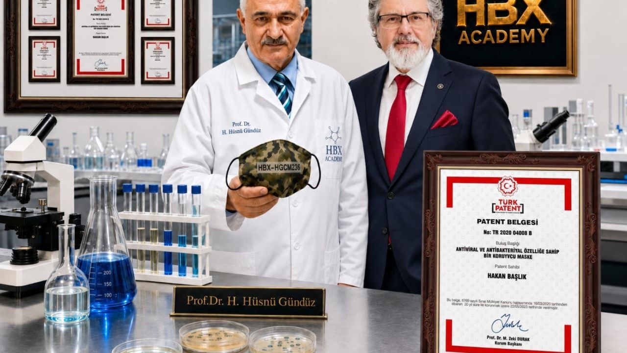 HBX Academy, "Antiviral ve antibakteriyel özelliğe sahip koruyucu maske’ patenti aldı