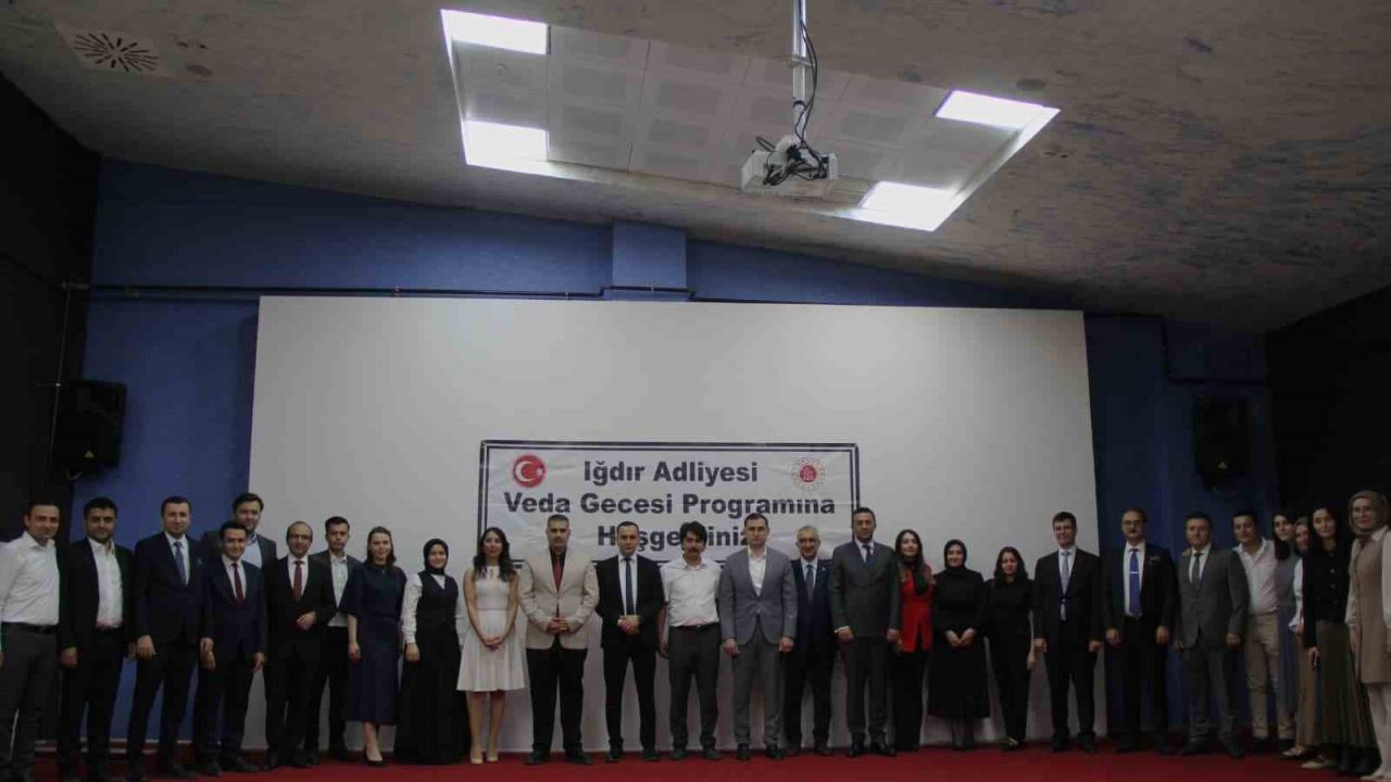 Iğdır’da görev yeri değişen hakim ve savcılar için veda programı